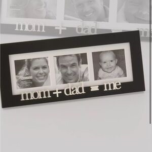 Black and White Family Photo Frame